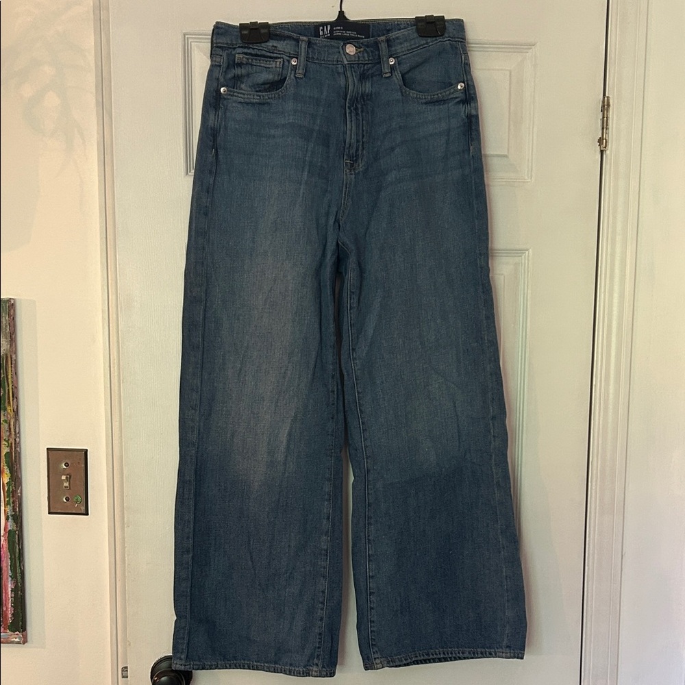 GAP Dark Blue Wide Leg Jeans